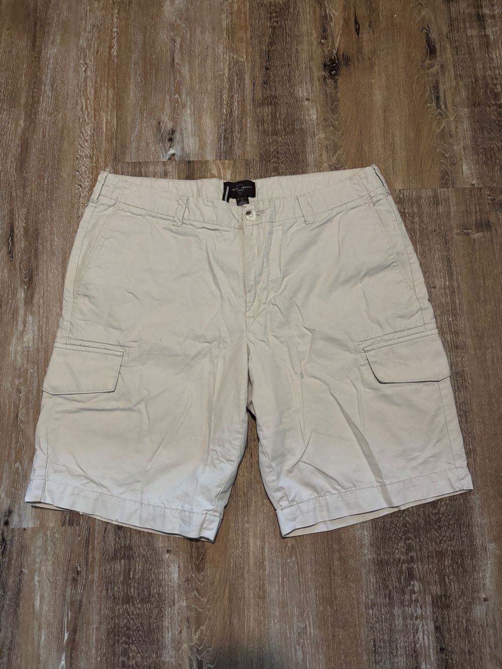 Beige Cargo Shorts